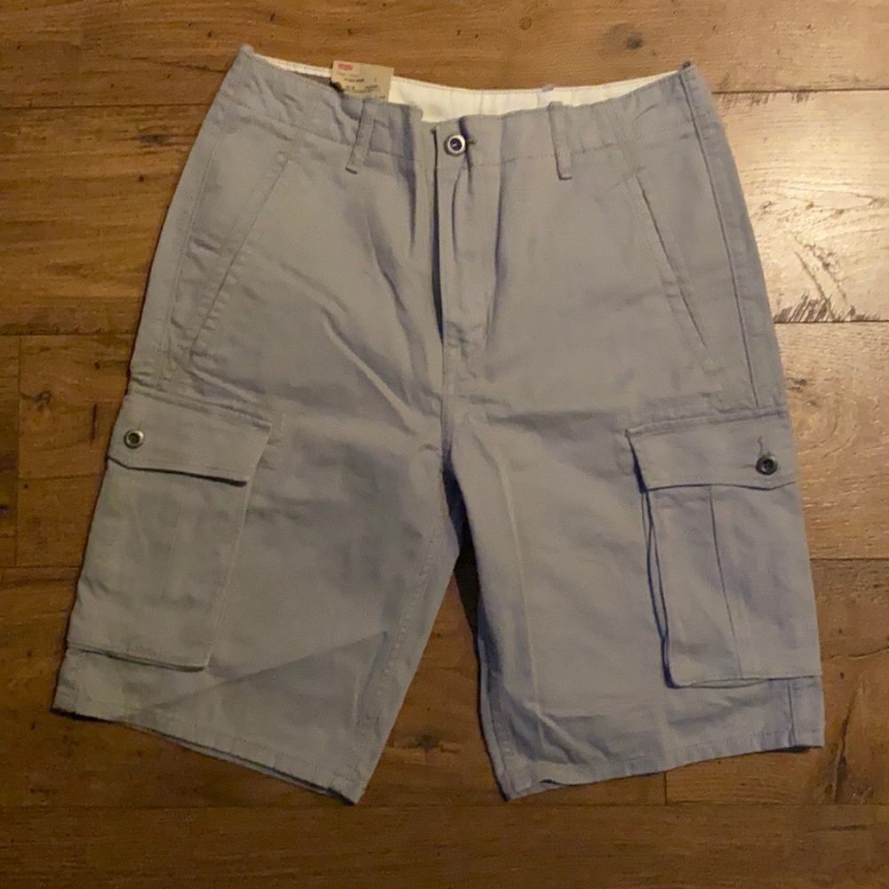 Levi’s cargo shorts gray 30